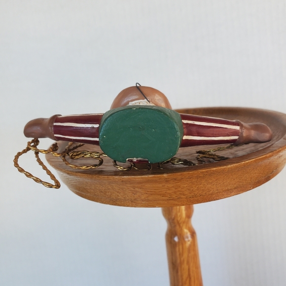 Santa Cowboy Howdy Resin Christmas Ornament Barbed Wire Western Bandana - Picture 4 of 5